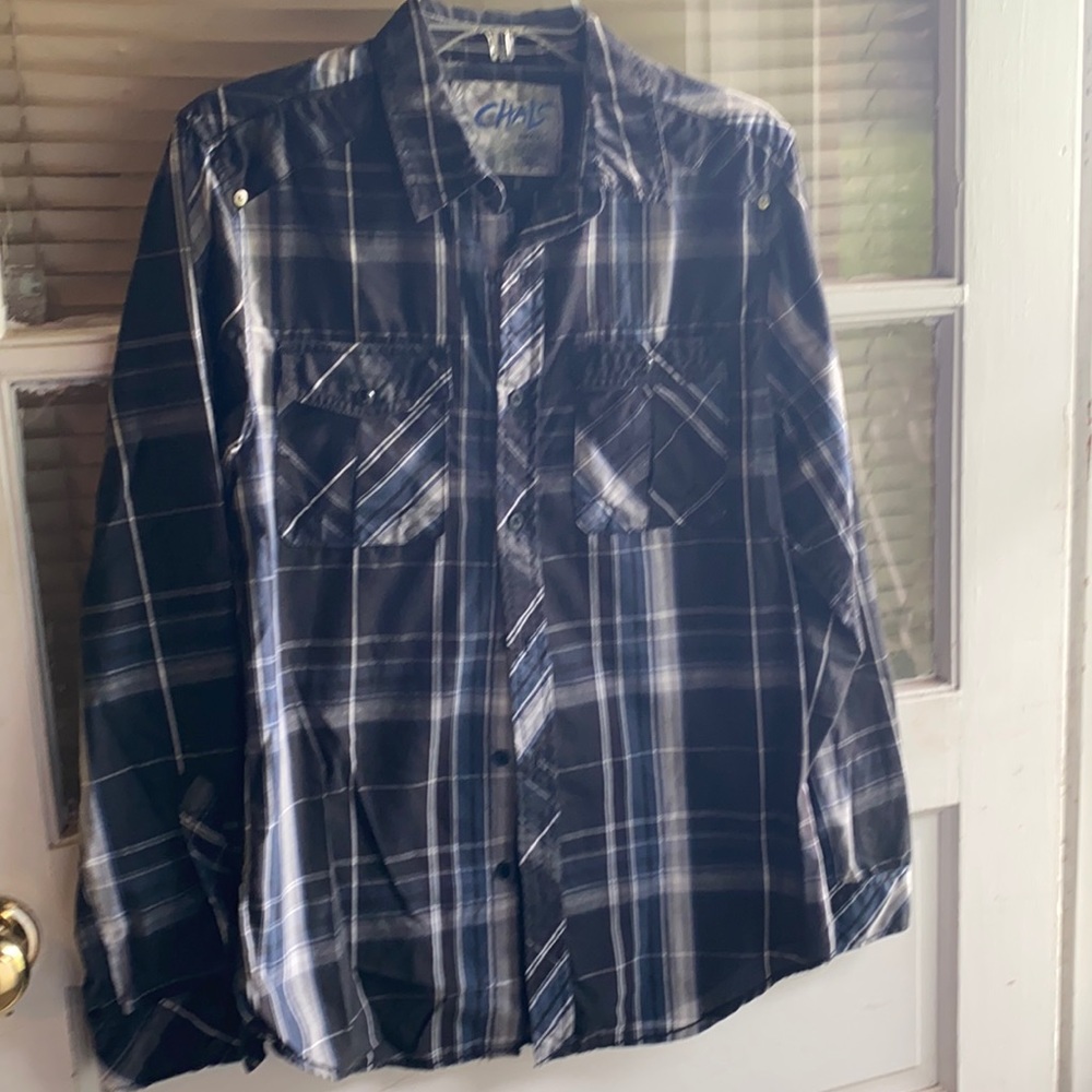 Chals Men’s S All Cotton Button up! New Wout tags